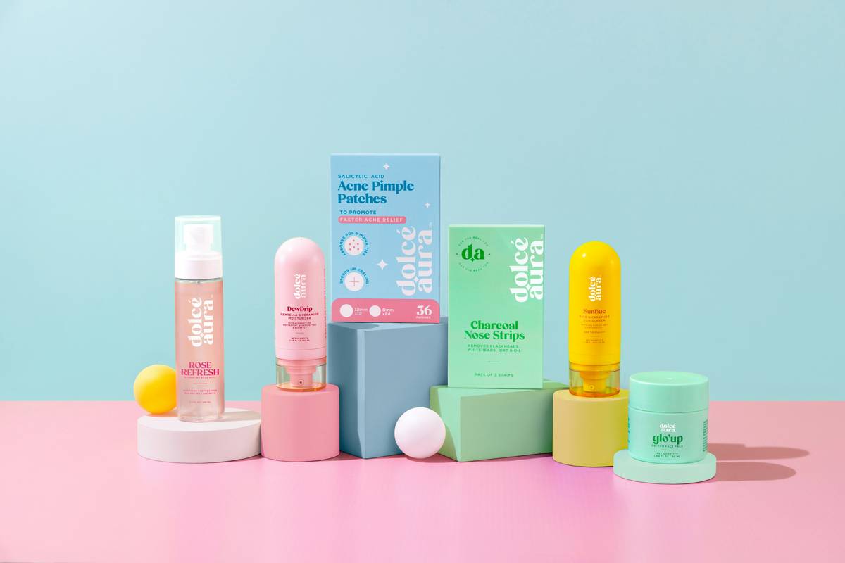 makeup brand logo ideas showing minimalist botanical designs on cosmetic packaging